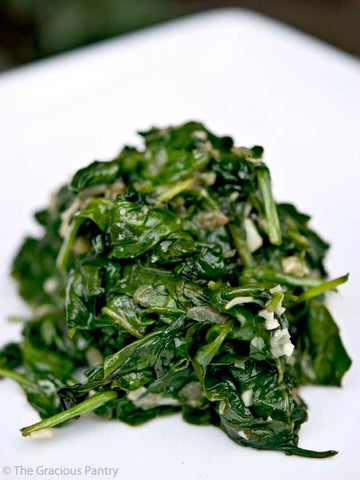 Garlic Spinach Recipe for Ayurvedic Spring Diet