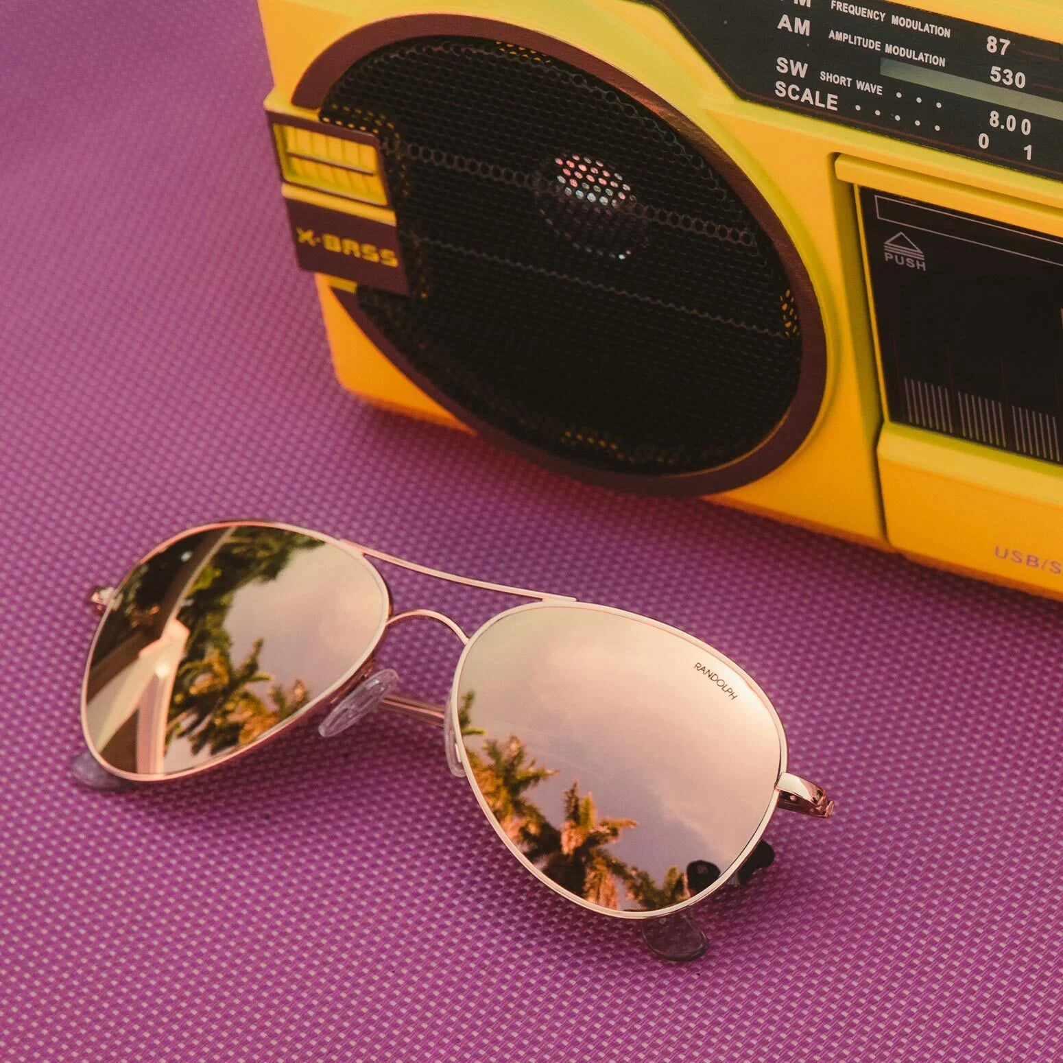Randolph AMELIA Sunglasses | Size 57 - Image 25