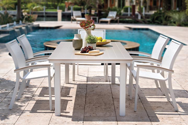 why pick telescope casual patio furniture poolside