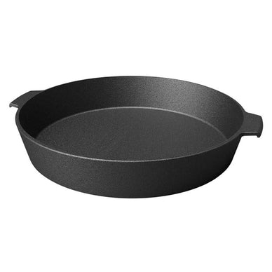 Pit Boss 14 Pre-seasoned Cast Iron Deep Skillet with Lid, 2 Piece Set