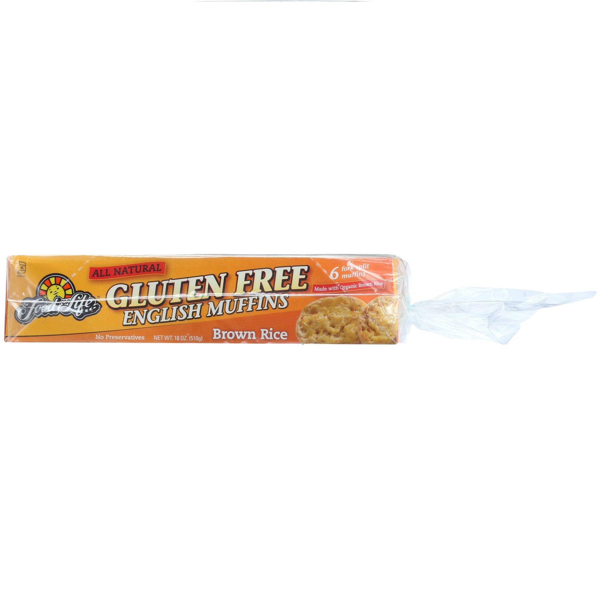 Food For Life Gluten Free Brown Rice English Muffins 18 Oz Pack Of 6 Shop Gourmet
