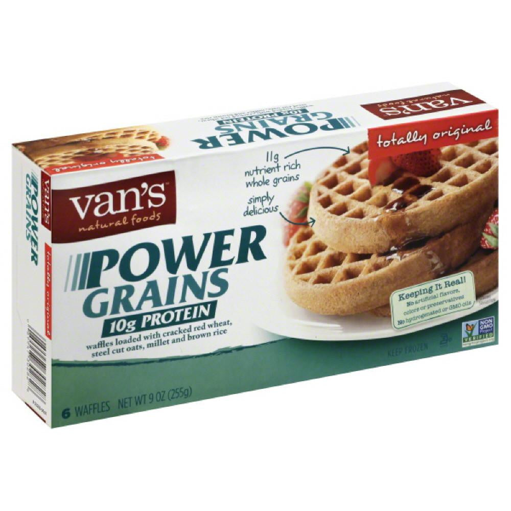 van's power grains waffles