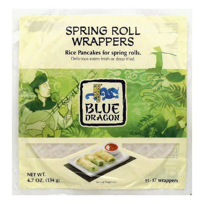 blue dragon spring roll wrappers fried