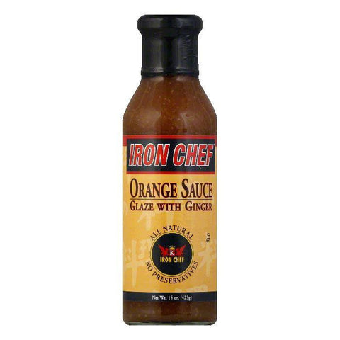 Iron Chef Orange Ginger Sauce, 15 OZ (Pack of 6)