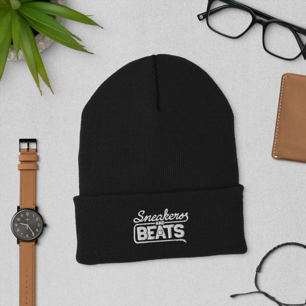 Cuffed Beanie “Sneakers And Beats”