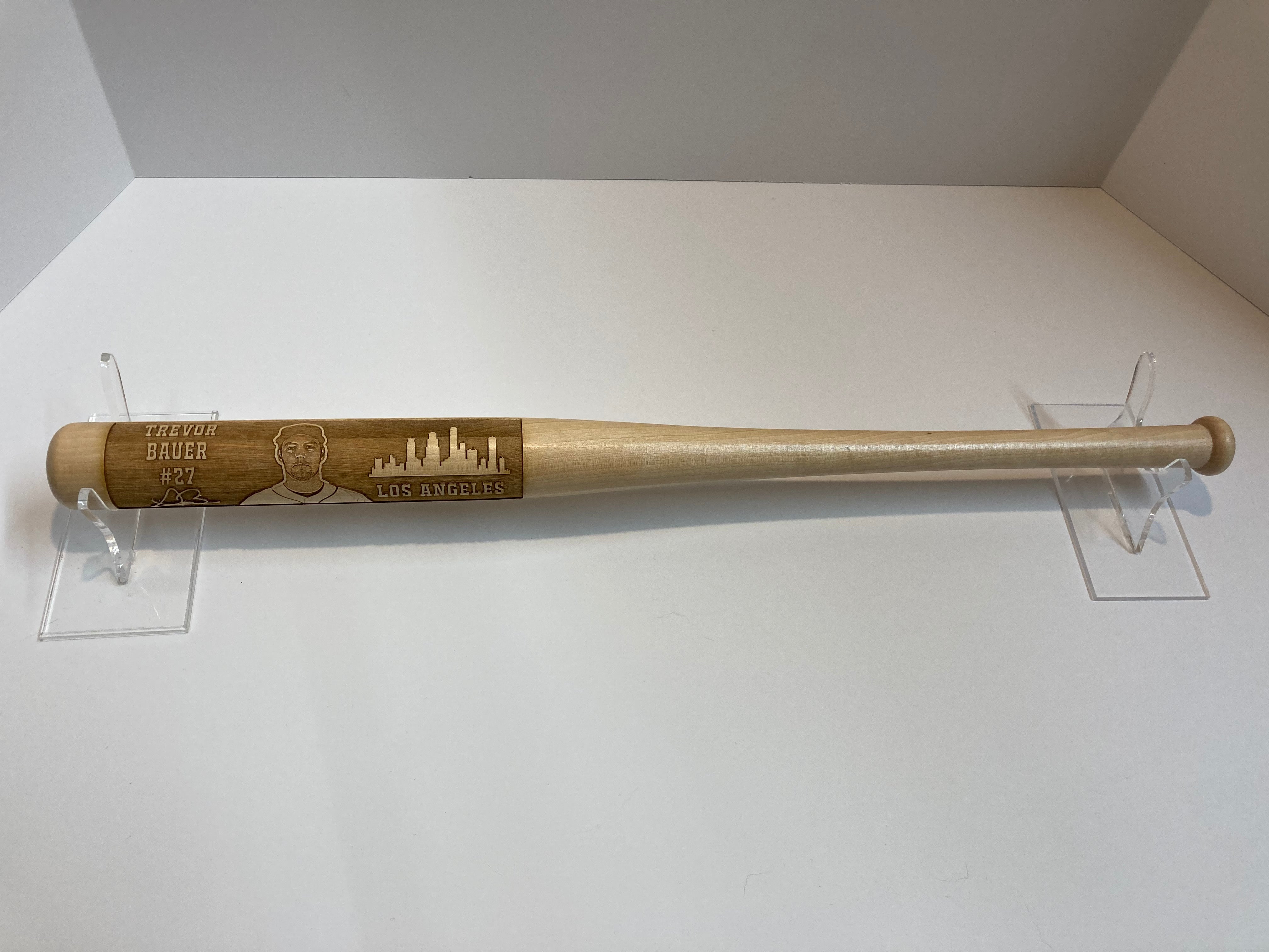 Yadier Molina Laser-Engraved Wood Baseball Bat