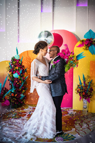 Flower Forecast: 2023 Wedding Trends retro bold color wedding