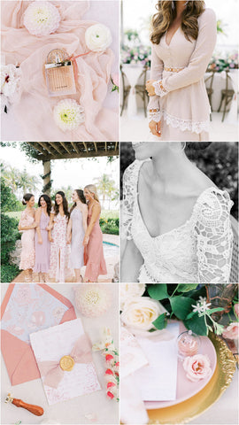 Barbiecore Wedding Inspiration lavender and pink bridal shower styled shoot
