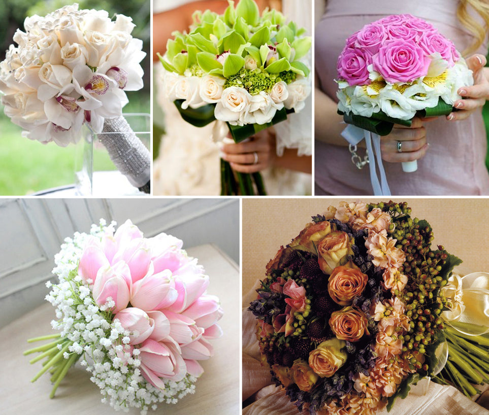 12 Types Of Wedding Bouquets - Fiftyflowers