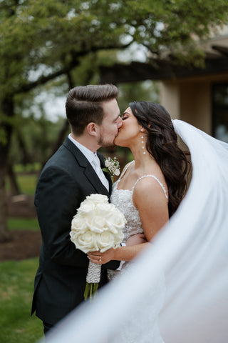Liana Ramirez and Stephen Fritschle wedding day