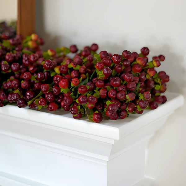 Hypericum Berries Black - Burgundy, 60cm - Potomac Floral Wholesale