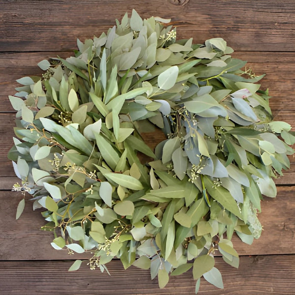 Desert Sun Pampas Grass and Lavender Wreath