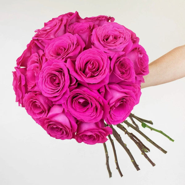 Snaps Plastic Hot Pink Flower - 072879294699