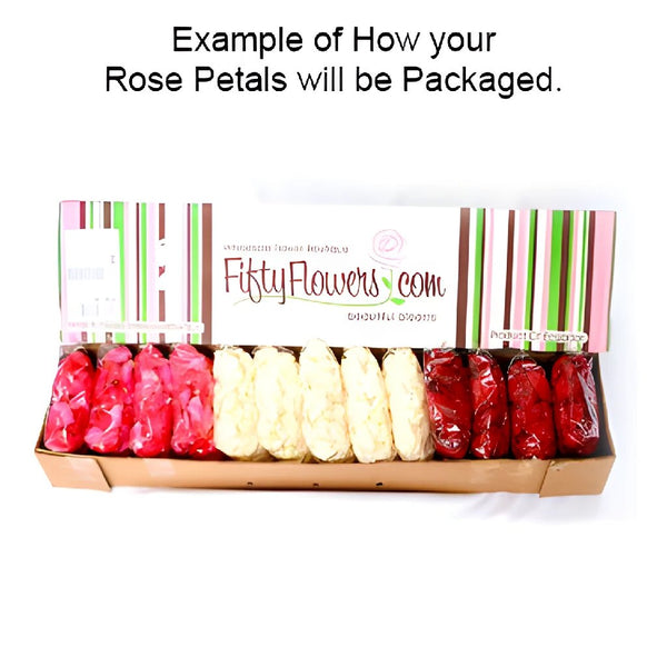 Fresh Rose Petals Assorted in Bulk buy bulk flowers- JR Roses