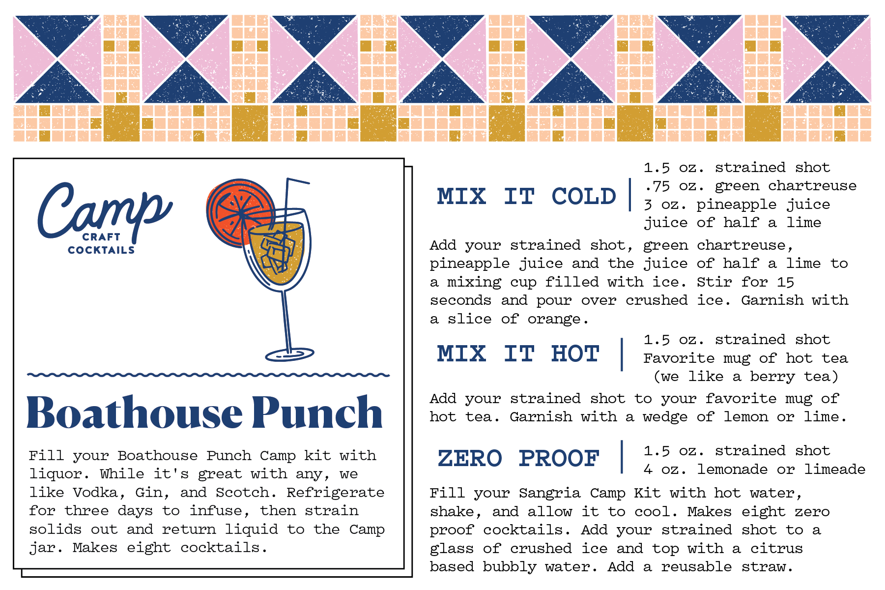 Boathouse Punch Recipe Card