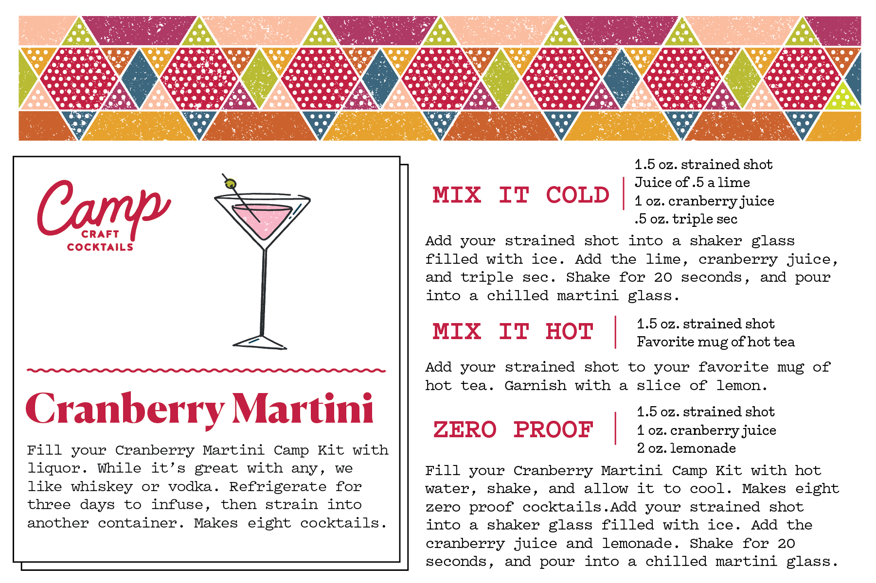 Cranberry Martini