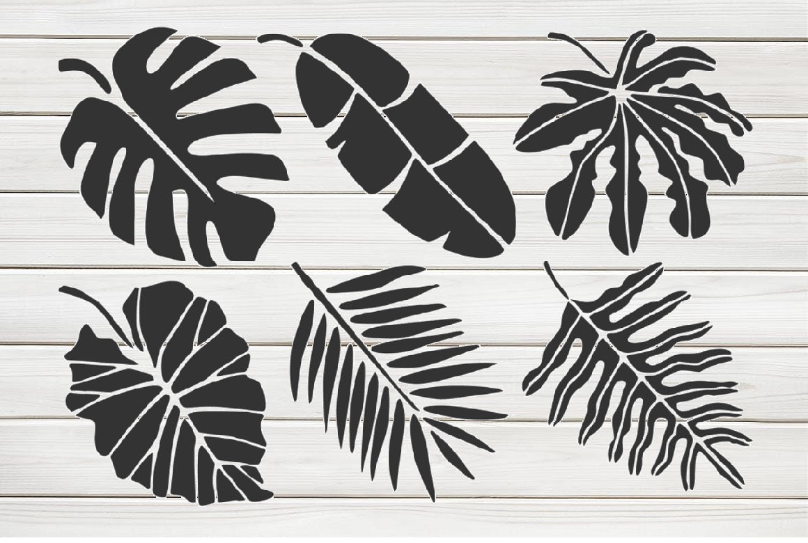 Free Printable Tropical Leaf Template - Printable Word Searches