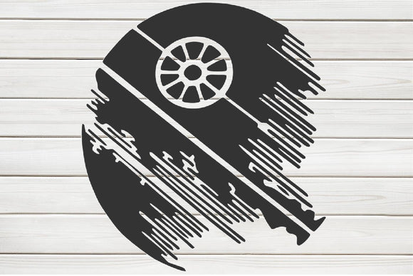 death star vector image