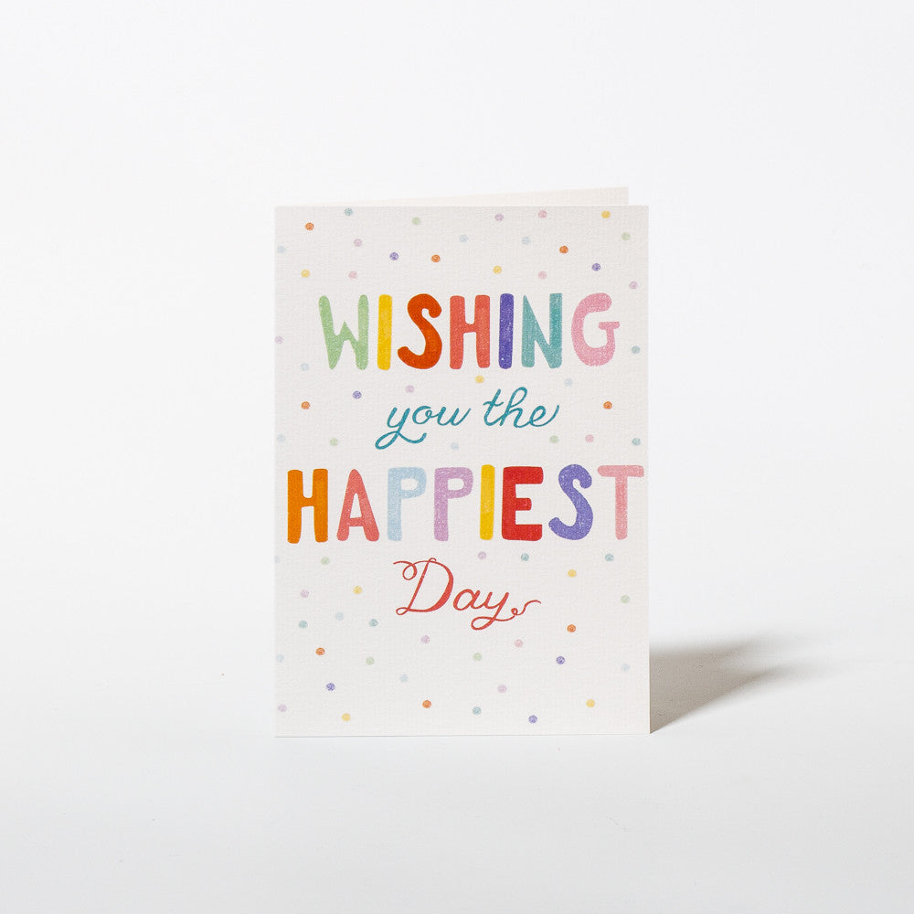 Geburtstagskarte Happiest Day Von Nelly Castro Design Papperlott