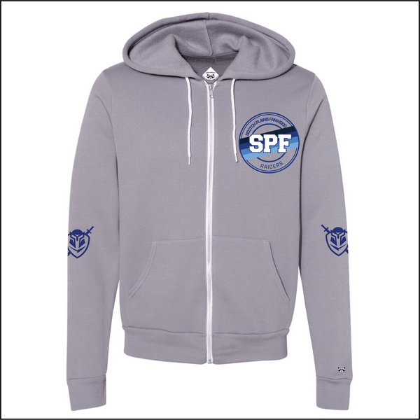 SPF Classic Monogram Full-Zip Hoodie - Smoke Grey – Resident Threads