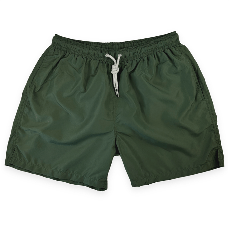 Billede af Badeshorts Italian Seventies, mørk grøn - S