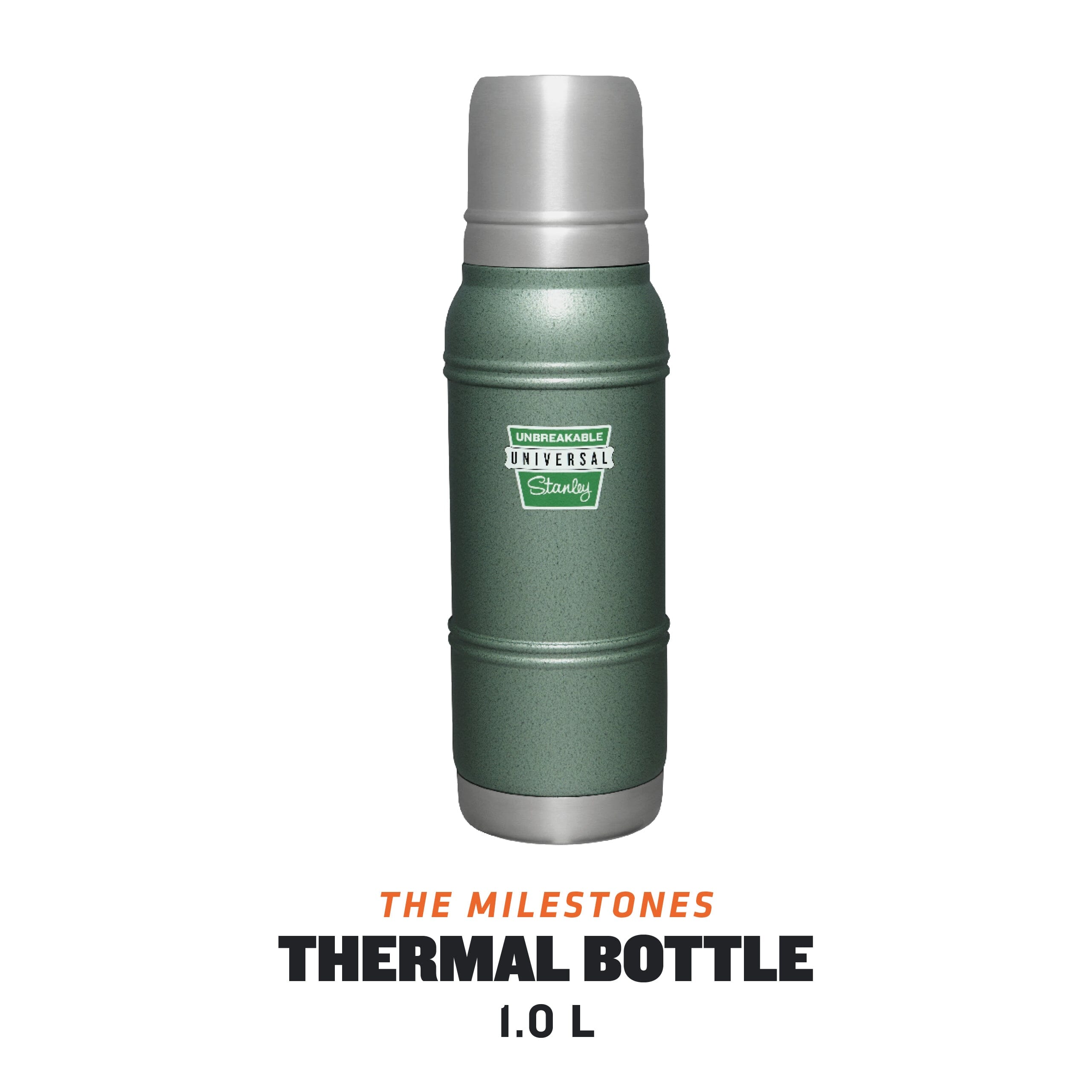 Se Stanley The Milestones Thermal Bottle 1L 1960 vintage green - Termoflasker hos Godsejeren