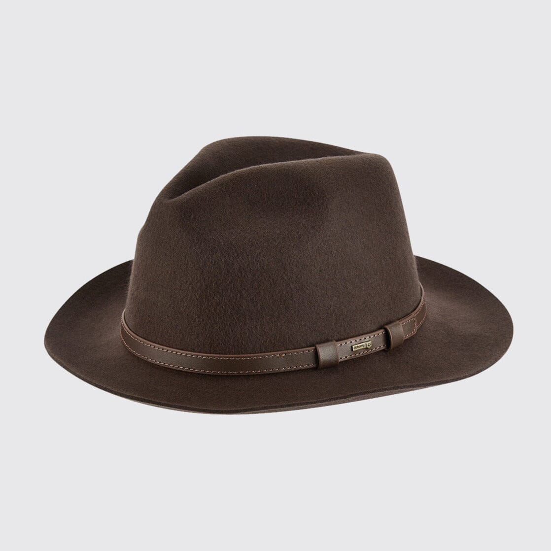 Se Dubarry Frontier Fedora Hat - brun - XL hos Godsejeren