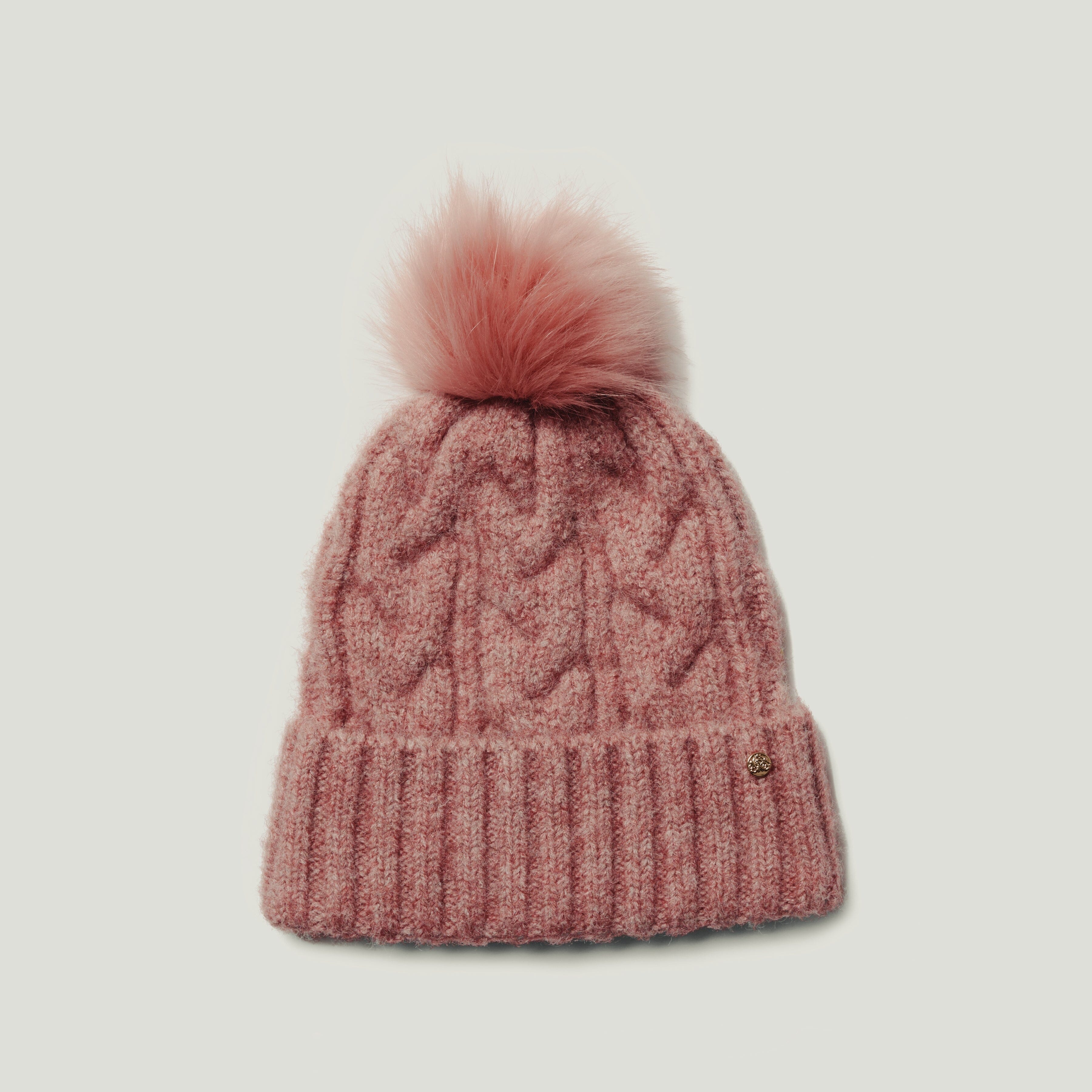 Billede af Amelia Beanie tophue, dusky pink