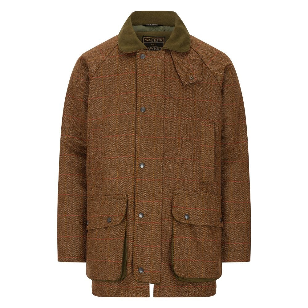 Se Barlaston Tweed Country Jacket, kaffebrun - 3XL hos Godsejeren