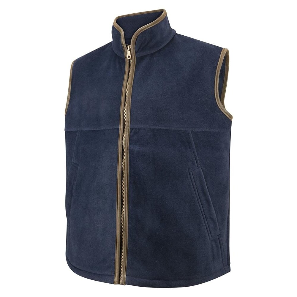 Billede af Stenton Marineblå Fleece Gilet vest - S