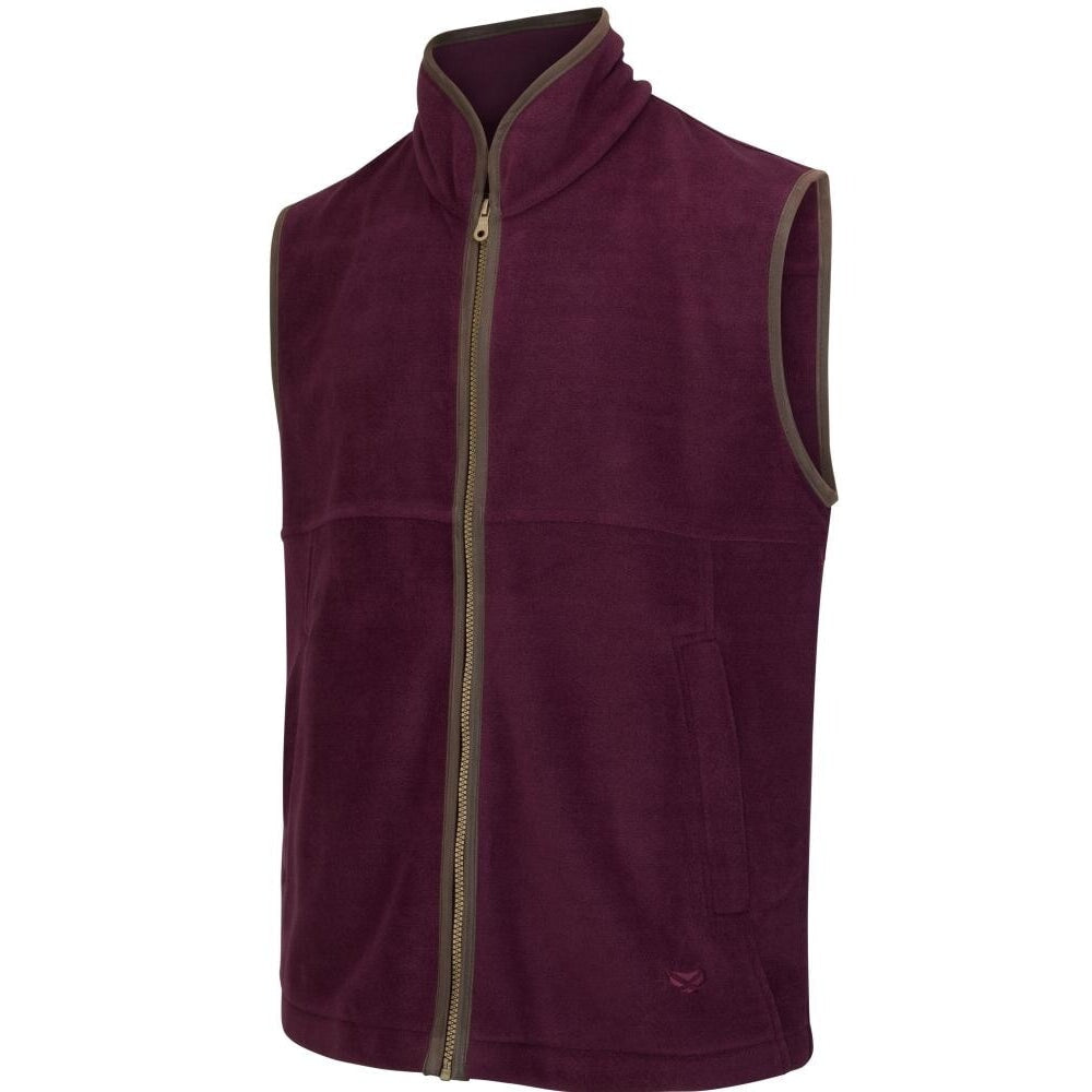 Billede af Stenton Vinrød Fleece Gilet vest - S