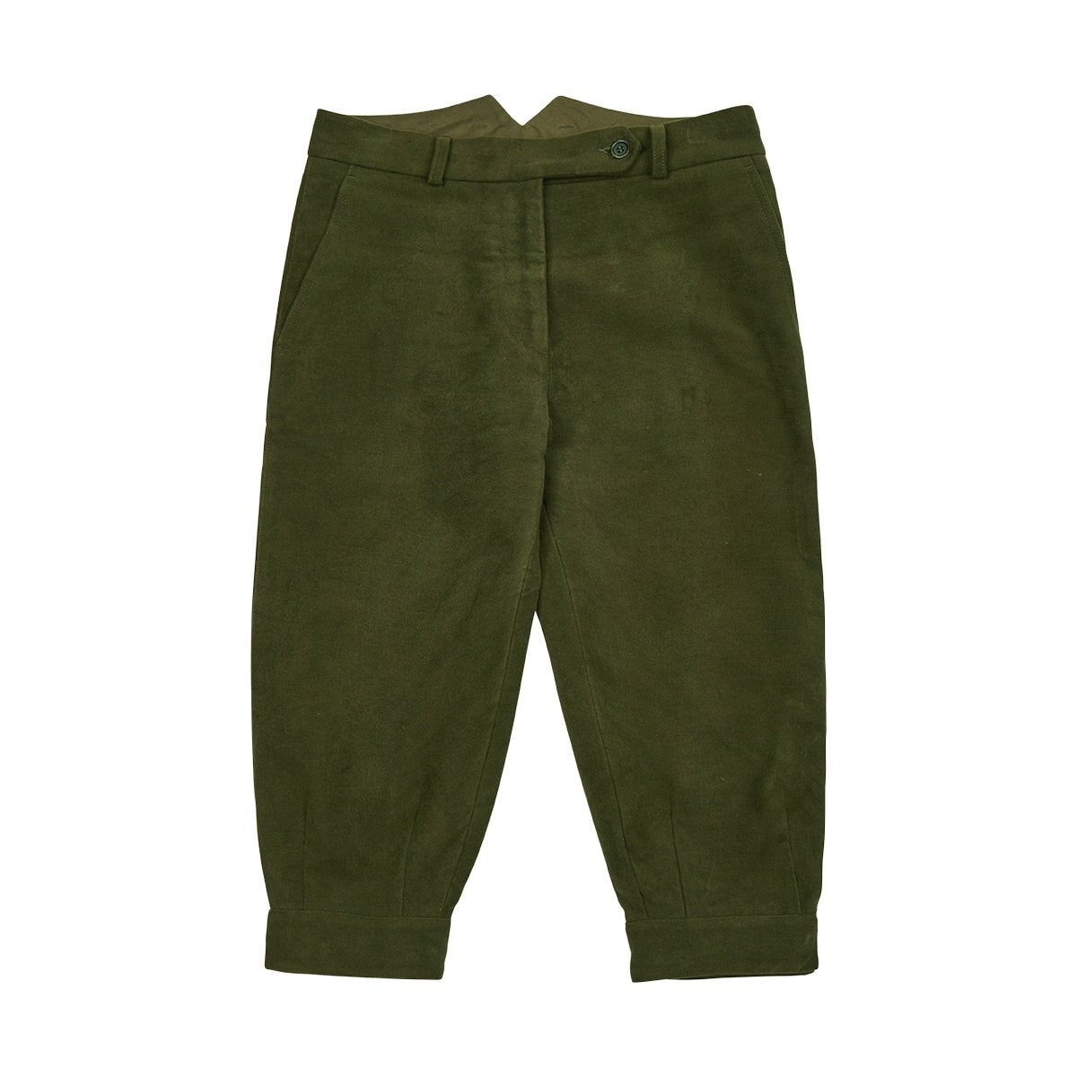 Billede af Franken & Cie moleskin breeks, dame, oliven - 34EU (8UK/XS)