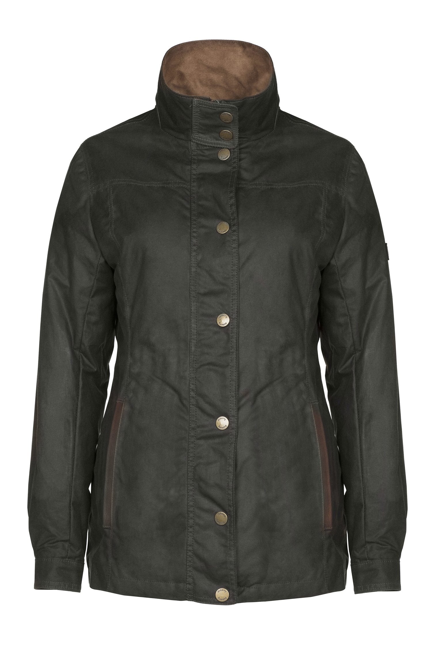 Se Mountrath Ladies Waxed Jacket PRIMALOFT foret, Oliven - 34 (UK8) hos Godsejeren