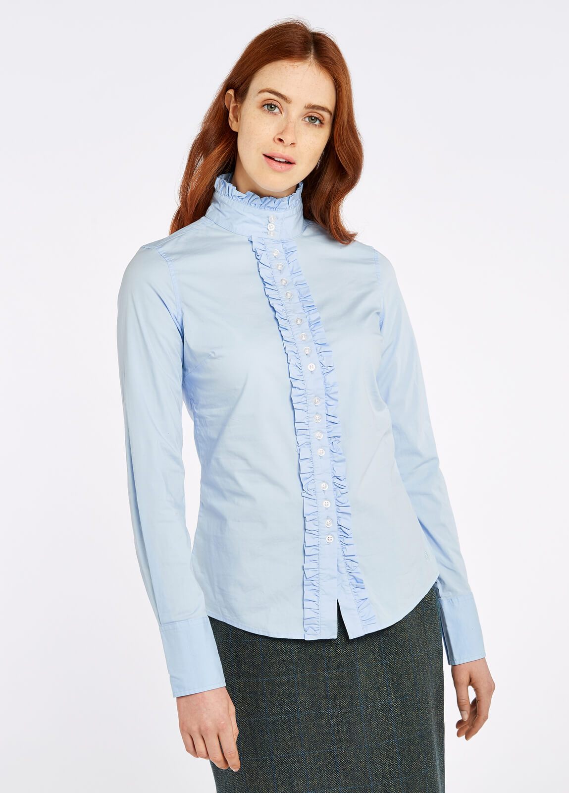 Billede af Chamomile ladies shirt, skjorte, blå - 34 (UK8)