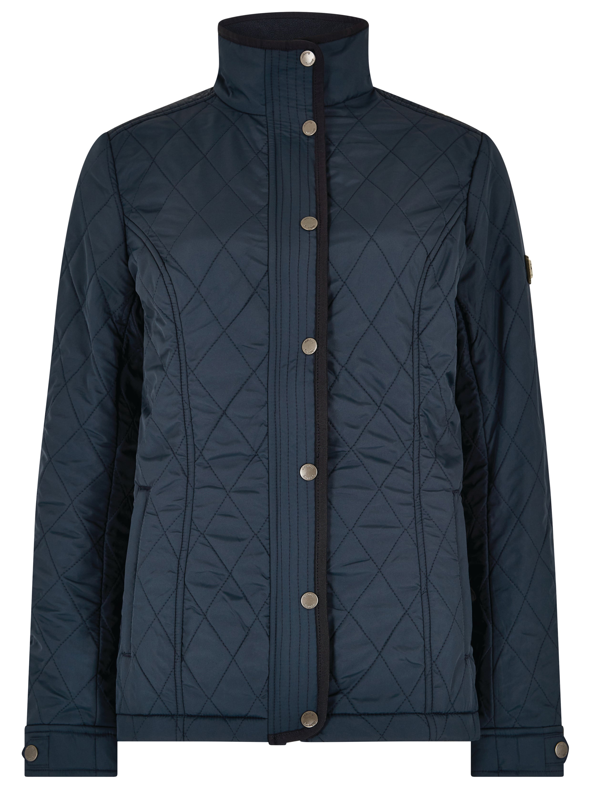 Se Dubarry Camlodge Ladies Quilted Jacket, Navy Blue - 40 (UK14) hos Godsejeren