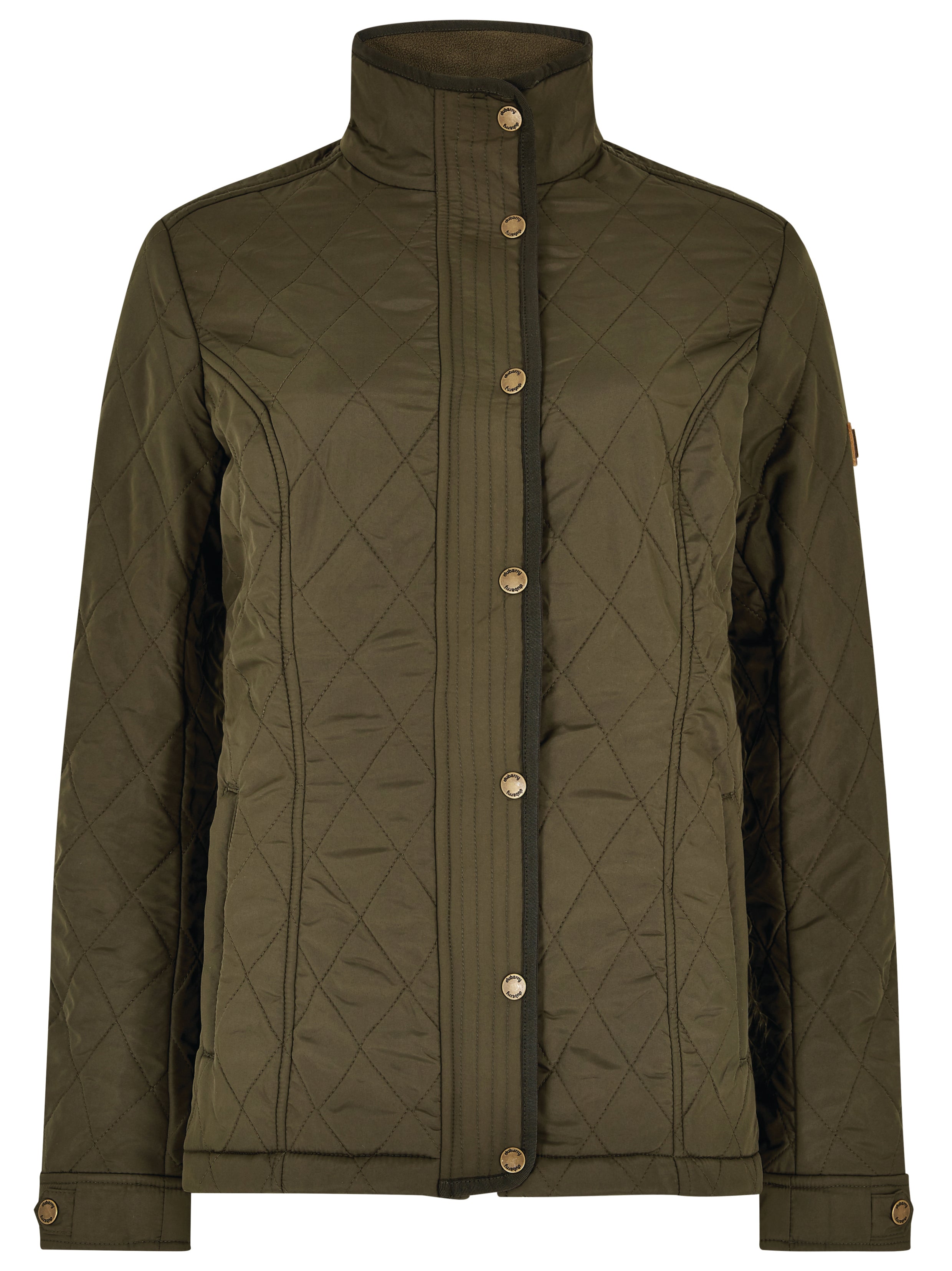 Se Dubarry Camlodge Ladies Quilted Jacket, olivengrøn - 38 (UK12) hos Godsejeren