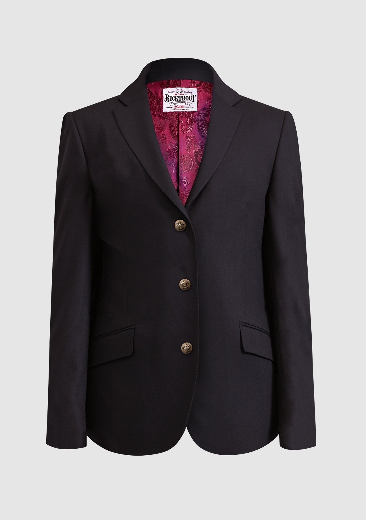 Se Claire Classic Blazer, Navy marineblå - 10 (S) hos Godsejeren