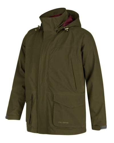 Billede af Culloden Waterproof regnjakke, mørk oliven - M (38-40)