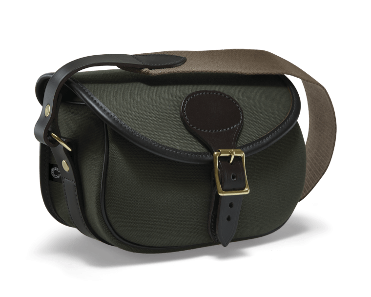 CROOTS Rosedale Cartridge Bag, kanvas, dark loden - 100 patroner