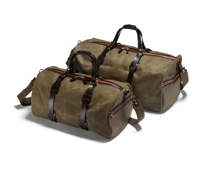 Se CROOTS Vintage Duffle Holdall, kanvas, oliven - Medium hos Godsejeren