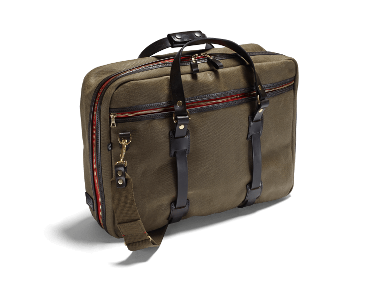 Billede af CROOTS Vintage Flight Bag, kanvas, oliven