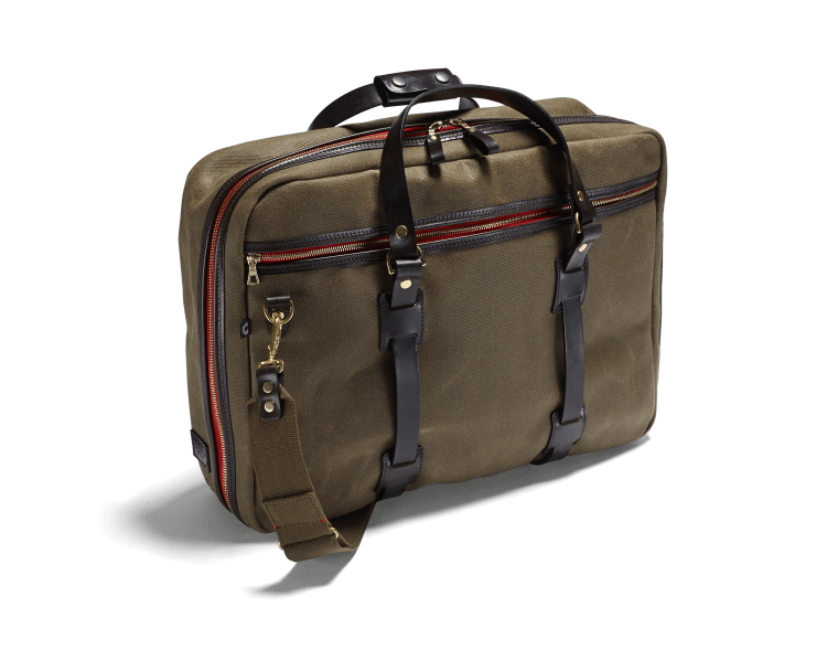 Billede af CROOTS Vintage Flight Bag, kanvas, oliven