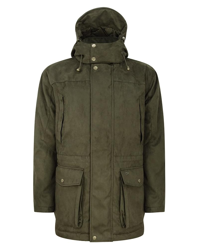 12: Rannoch Thermal Jacket jagtjakke, herre, brungrøn - XL (44-46)