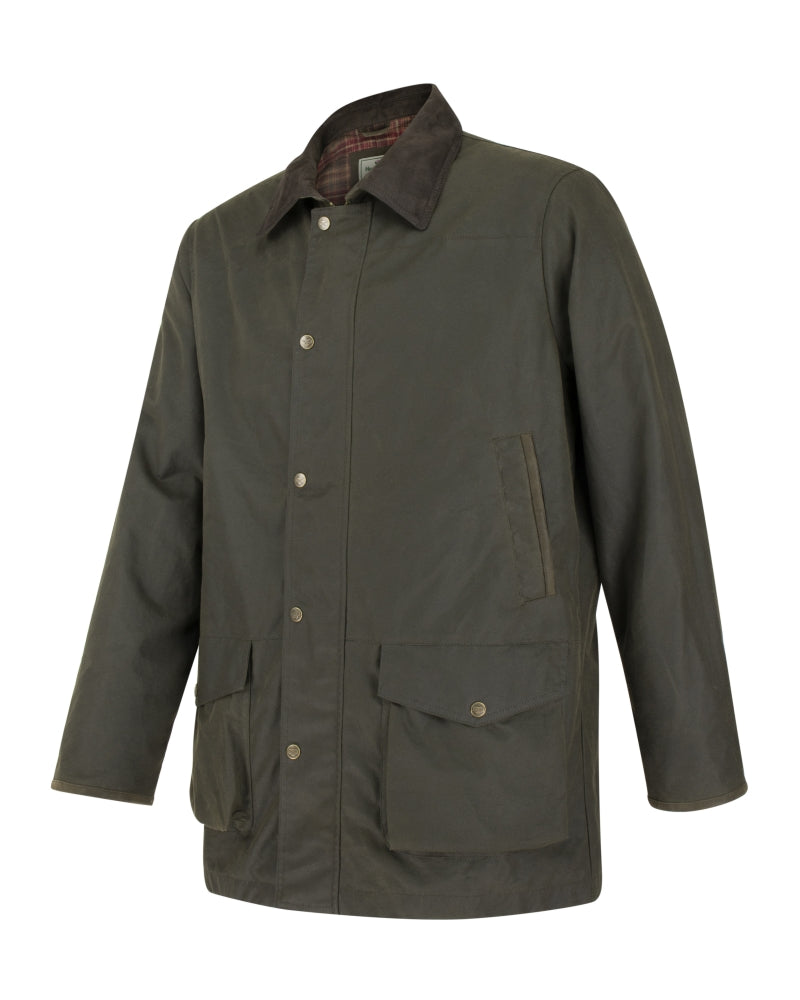 Billede af Caledonia Waterproof Wax Jacket, oilskinsjakke deluxe, grøn - M