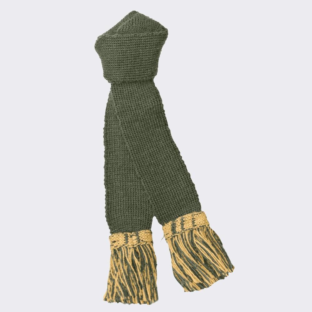 Billede af Pennine garters til jagtstrømper, uld, grøn/sand