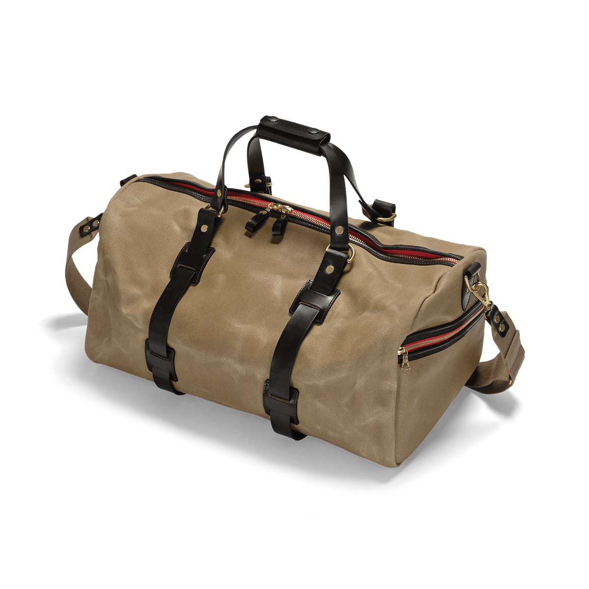 Se CROOTS Vintage Duffle Holdall, kanvas, sand - Large hos Godsejeren