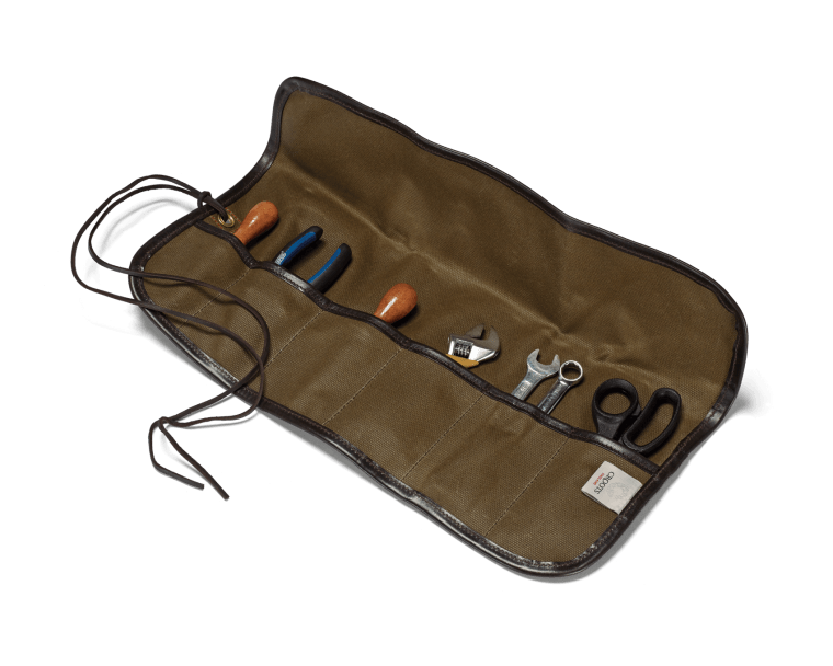 Billede af CROOTS Vintage Tool Roll, kanvas, oliven