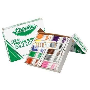 Crayola® Broad Line Washable Markers Classpack - 200 count, 8 colors