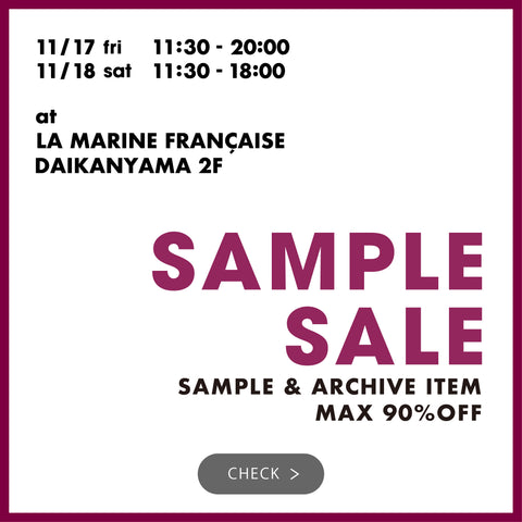 SAMPLE sale