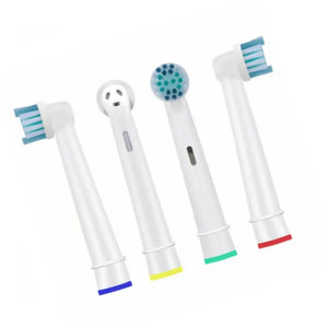 4 Pcs/Set Soft Replacement Tooth Brush Heads Electric Toothbrush Replaceable Head Nozzles Dupont Bristles For Braun For Oral B - Cool Cups Day 🥤 - Oral B Braun Replacement Toothbrush Heads